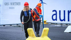 Cruise season begins in Port of Vágur with two maiden calls