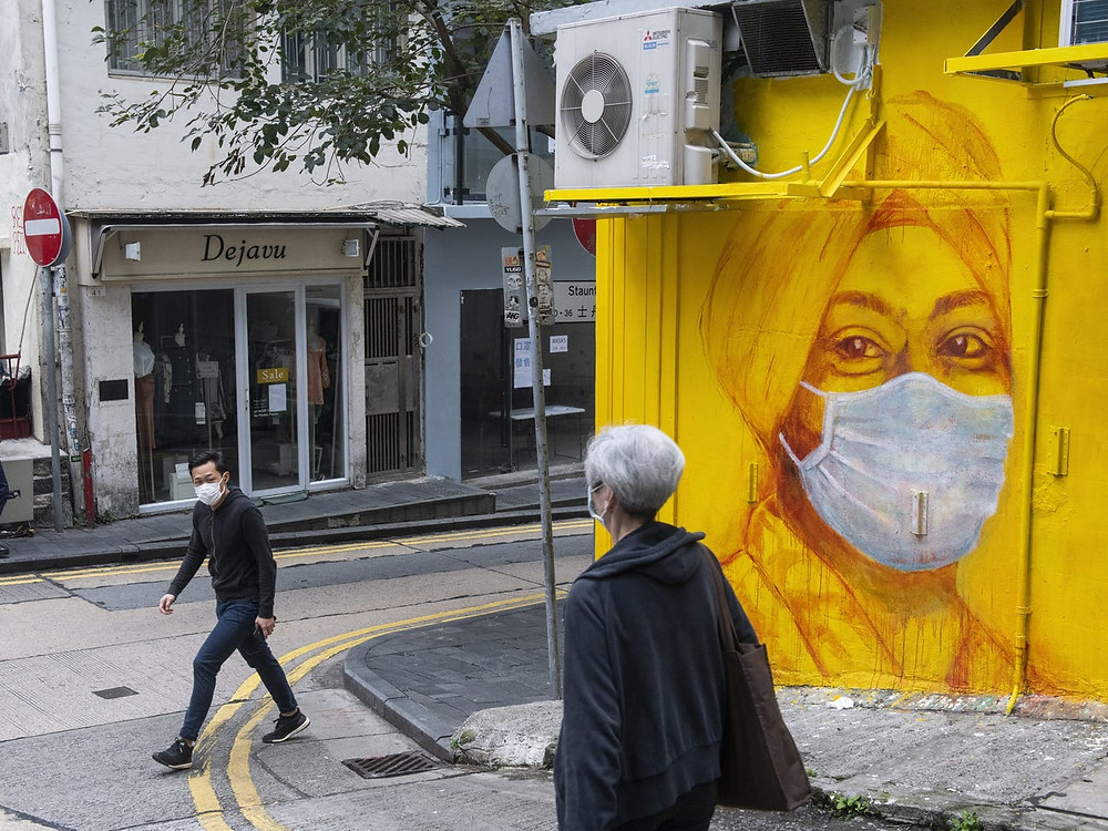 Street art in Hong Kong