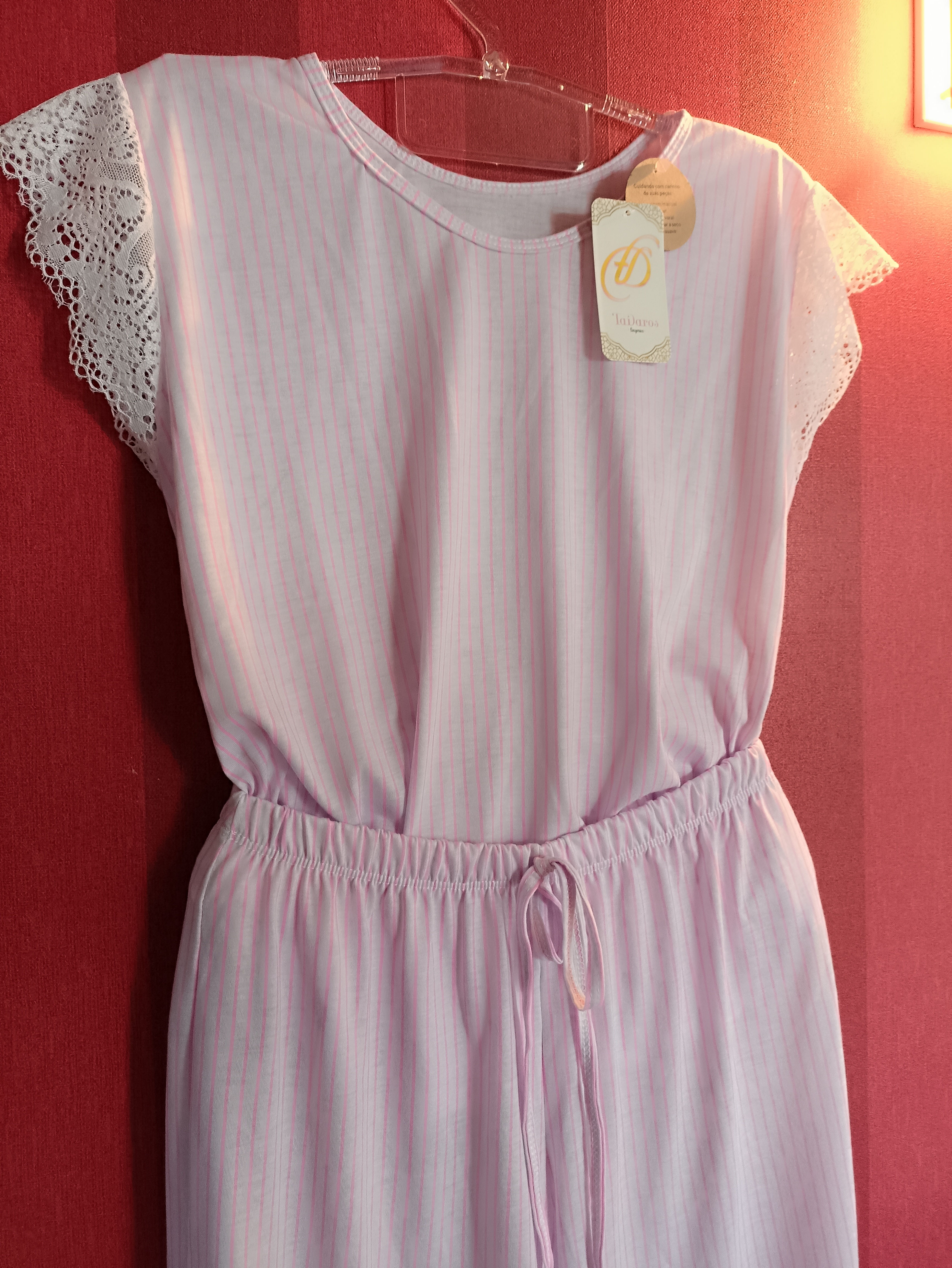 Pijama Calça e Blusa Manga Curta