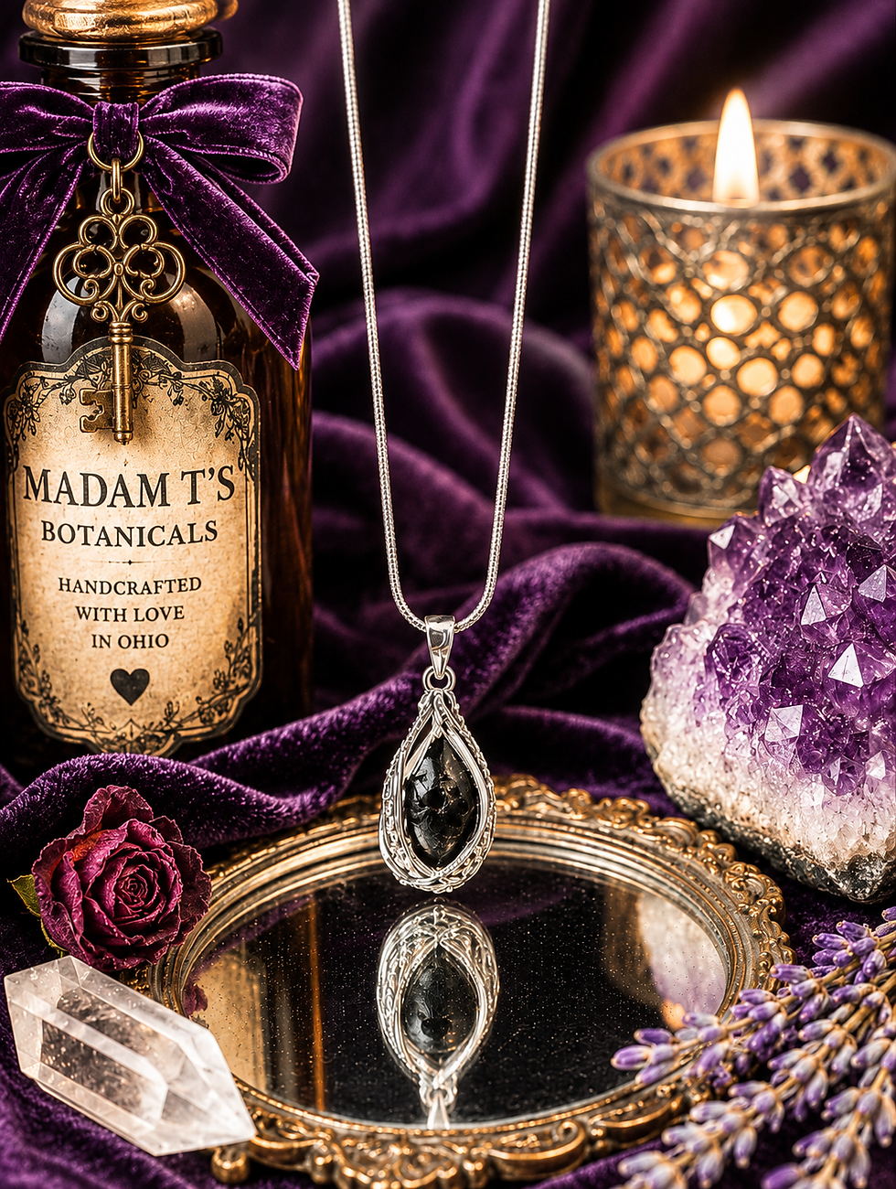 Hình thu nhỏ: Lava Stone Essential Oil Diffuser Pendant Necklace
