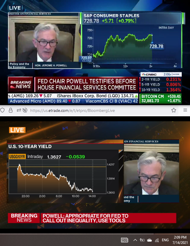 USGG10YR, Powell: appropriate for Fed to call out inequality, use tools