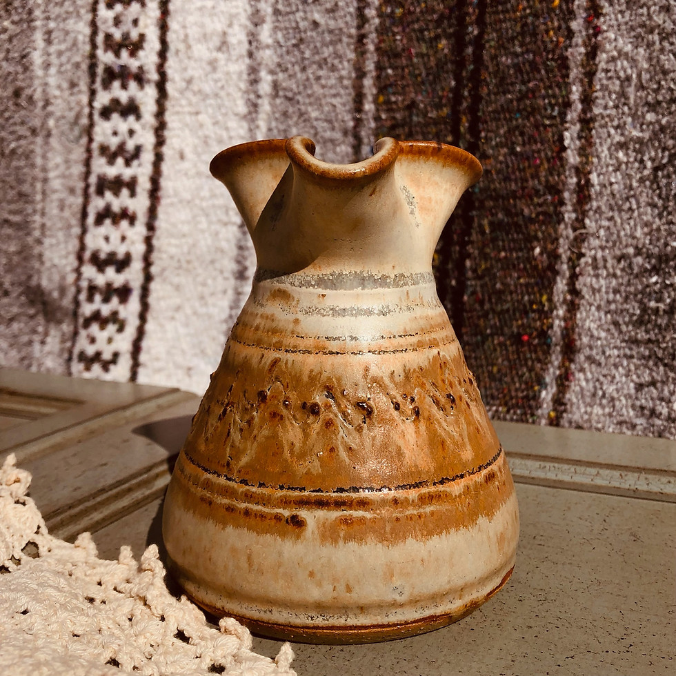 Thumbnail: Pottery Syrup Pitcher