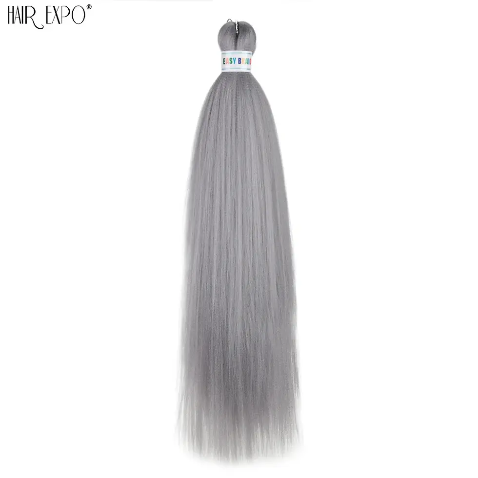 Thumbnail: 26Inch Easy Braids Hair Synthetic Colourful Pre Stretched Braiding Hair