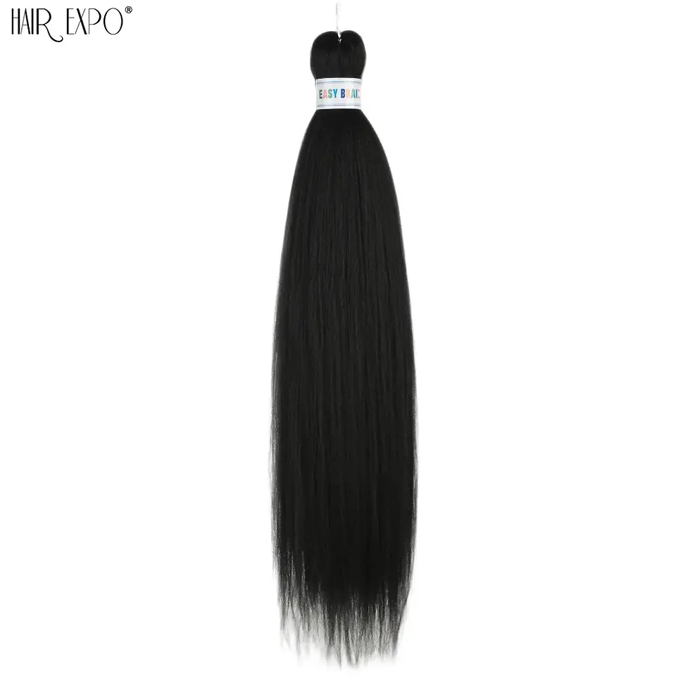 Thumbnail: 26Inch Easy Braids Hair Synthetic Colourful Pre Stretched Braiding Hair