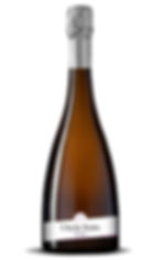 Bouteille de L'Arche Perlée, Méthode traditionnelle, Brut, Rosé. Un vin rosé pétillant de Bordeaux