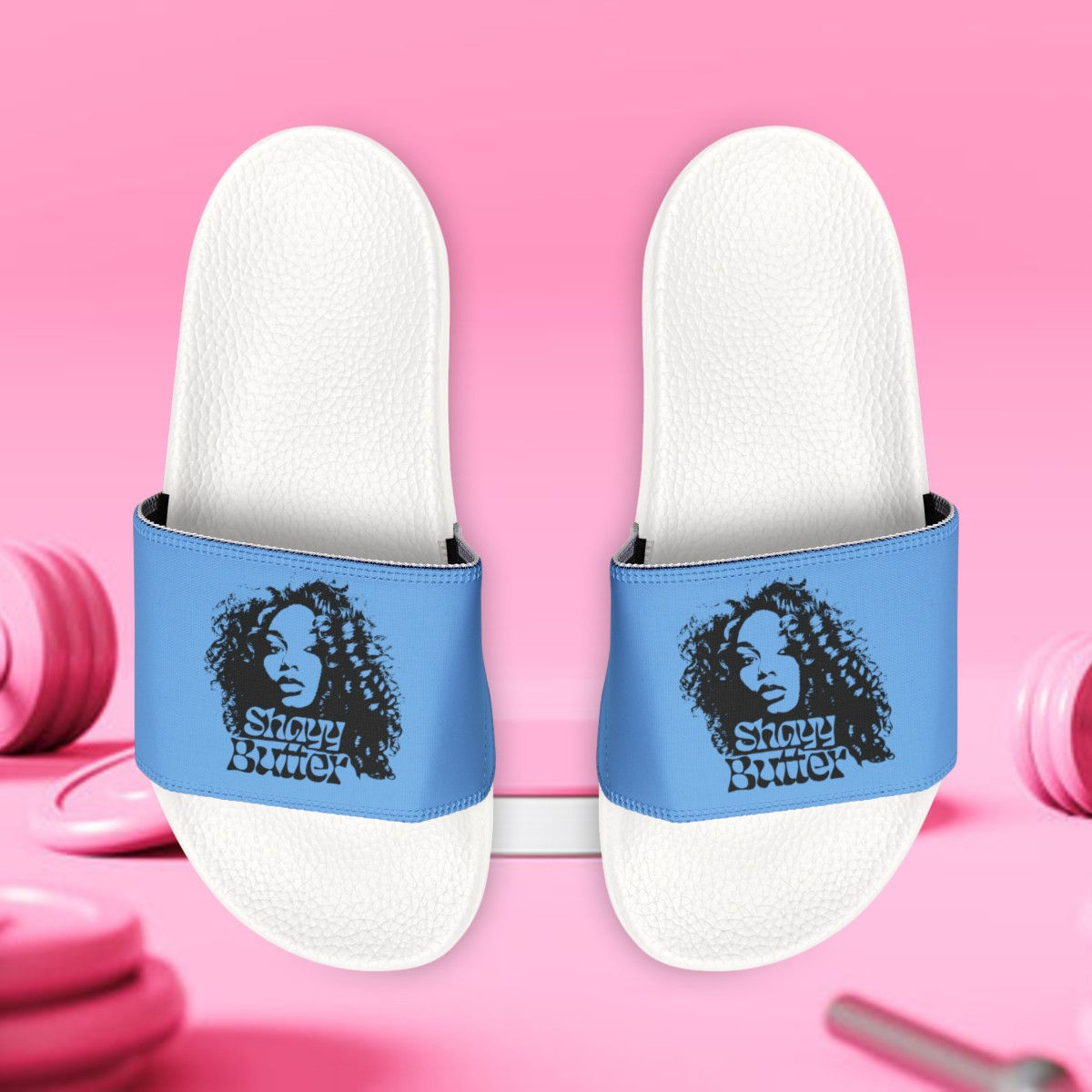 Shayy Butter Logo Removable-Strap Sandals