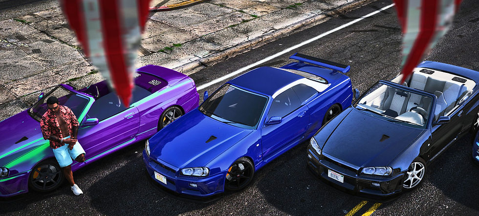 Miniatura: Nissan R34 Cabrio