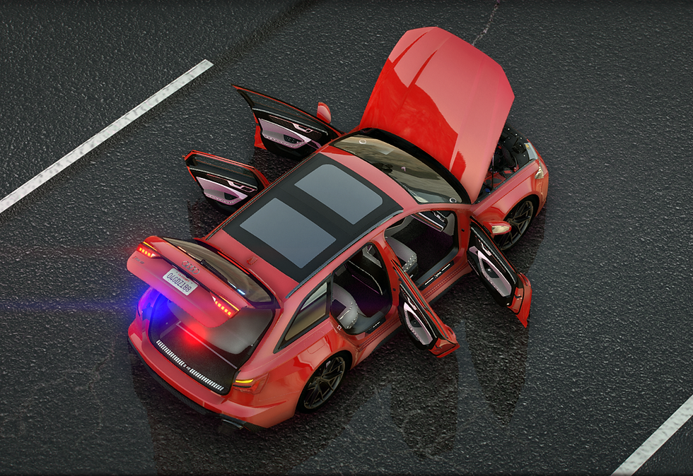 Миниатюра: Audi RS6 Police