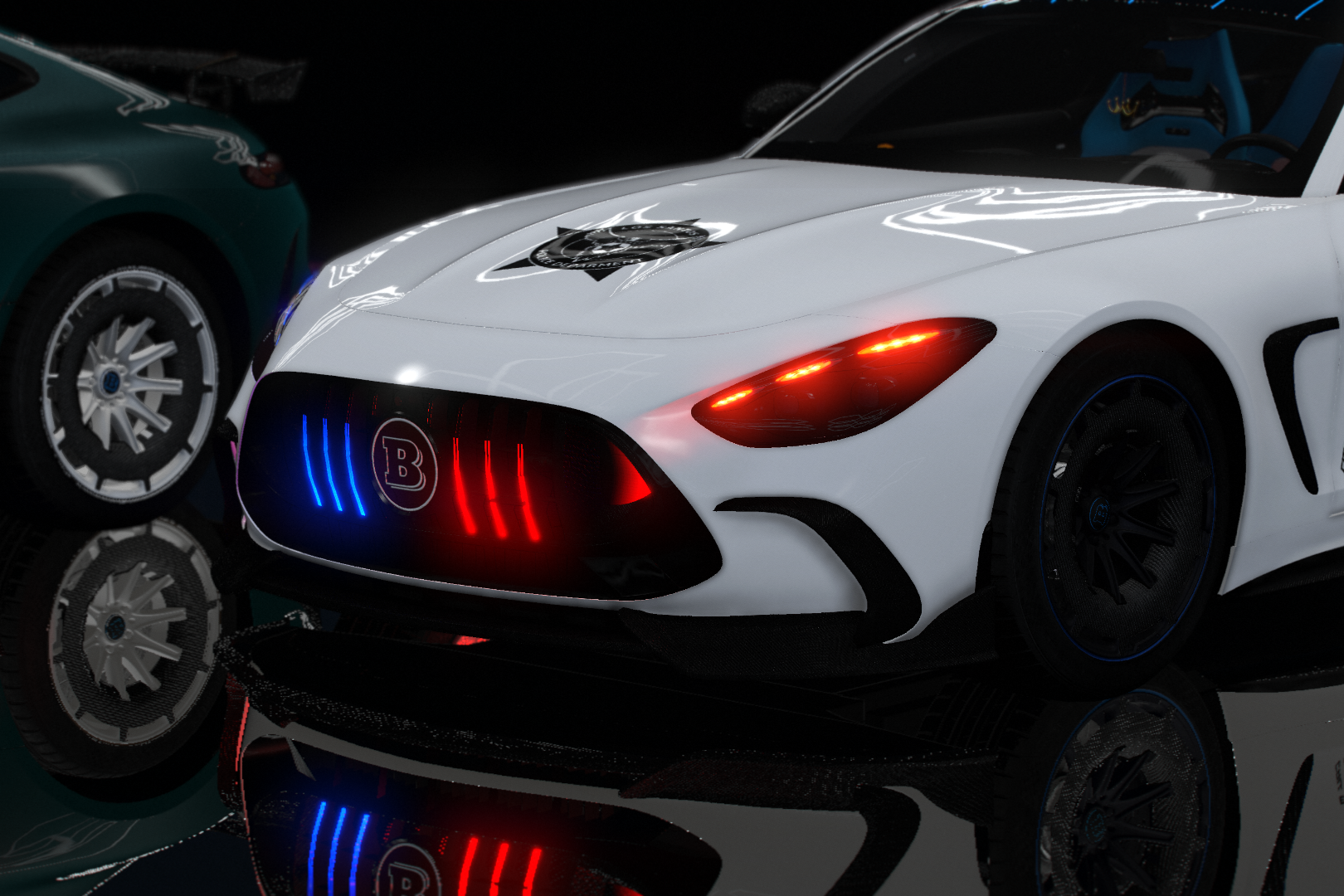 Brabus AMG GT2 2024 POLICE