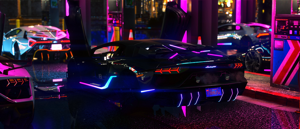 Miniatura: Lamborghini Aventador Lights