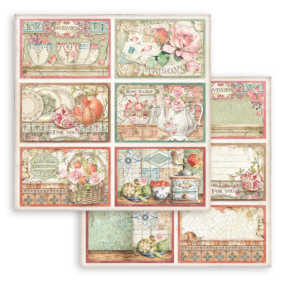 Miniatura: Scrapbooking Pad 10 sheets cm 30,5x30,5 (12"x12") - Casa Granada