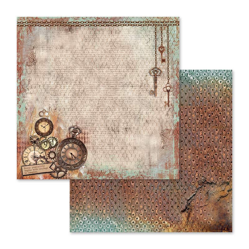 Miniatura: Scrapbooking Pad 10 sheets cm 30,5x30,5 (12"x12") - Clockwise
