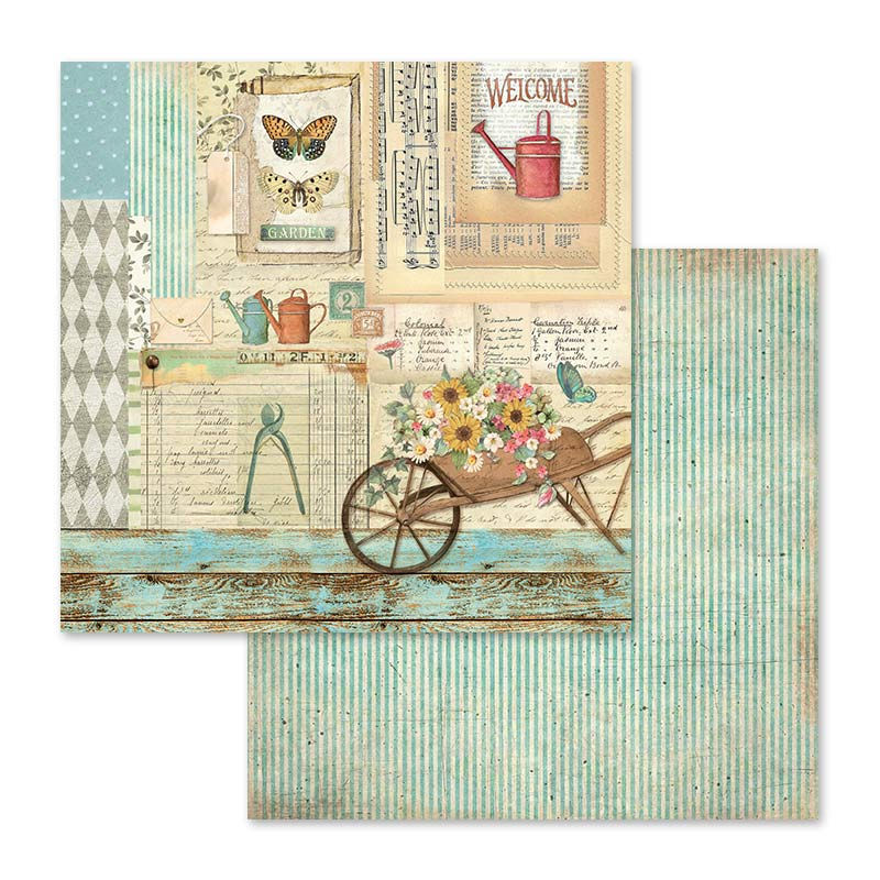 Miniatura: Scrapbooking Pad 10 sheets cm 30,5x30,5 (12"x12") - Garden