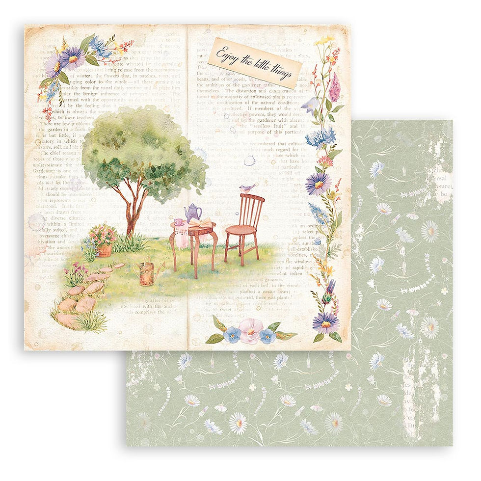 Miniatura: Scrapbooking Small Pad 10 sheets cm 20,3X20,3 - Create Happiness Welcome Home