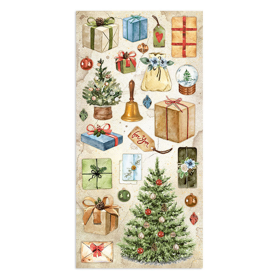 Thumbnail: Collectables 10 sheets 15x30,5 (6”x12”) - Romantic Home for the holidays