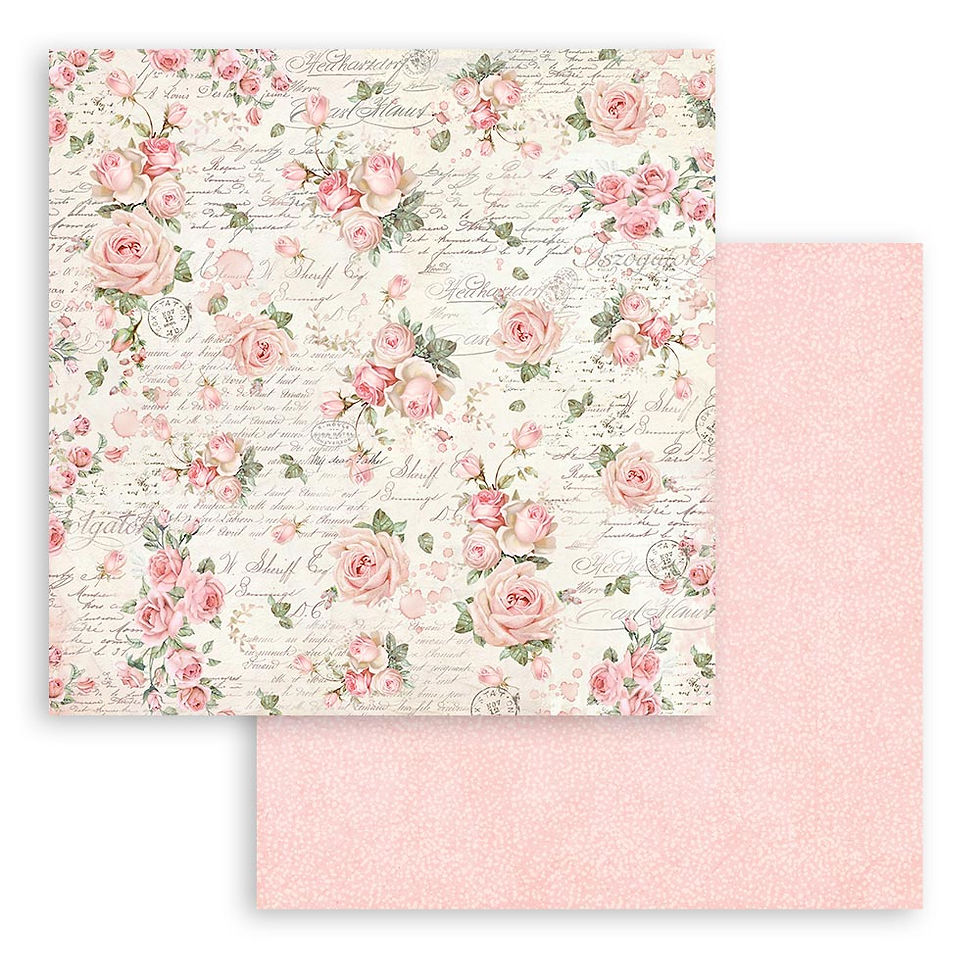 Thumbnail: Scrapbooking Small Pad 10 sheets cm 20,3X20,3 Backgrounds - Sweet winter