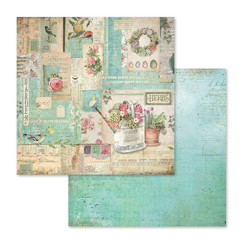 Miniatura: Scrapbooking Pad 10 sheets cm 30,5x30,5 (12"x12") - Garden