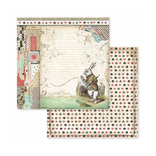 Miniatura: Scrapbooking Small Pad 10 sheets cm 20,3X20,3 (8"X8") - Alice