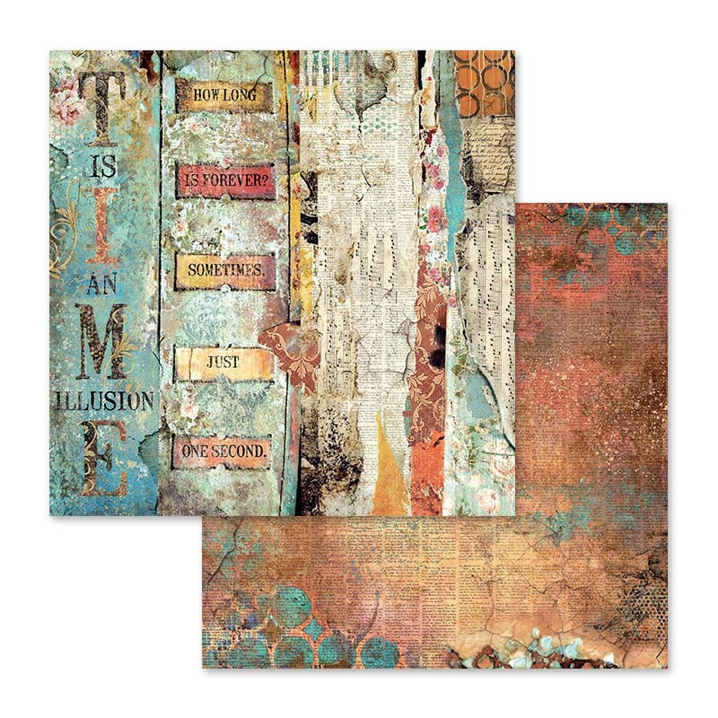 Miniature : Scrapbooking Pad 10 sheets cm 30,5x30,5 (12"x12") - Time s an Illusion