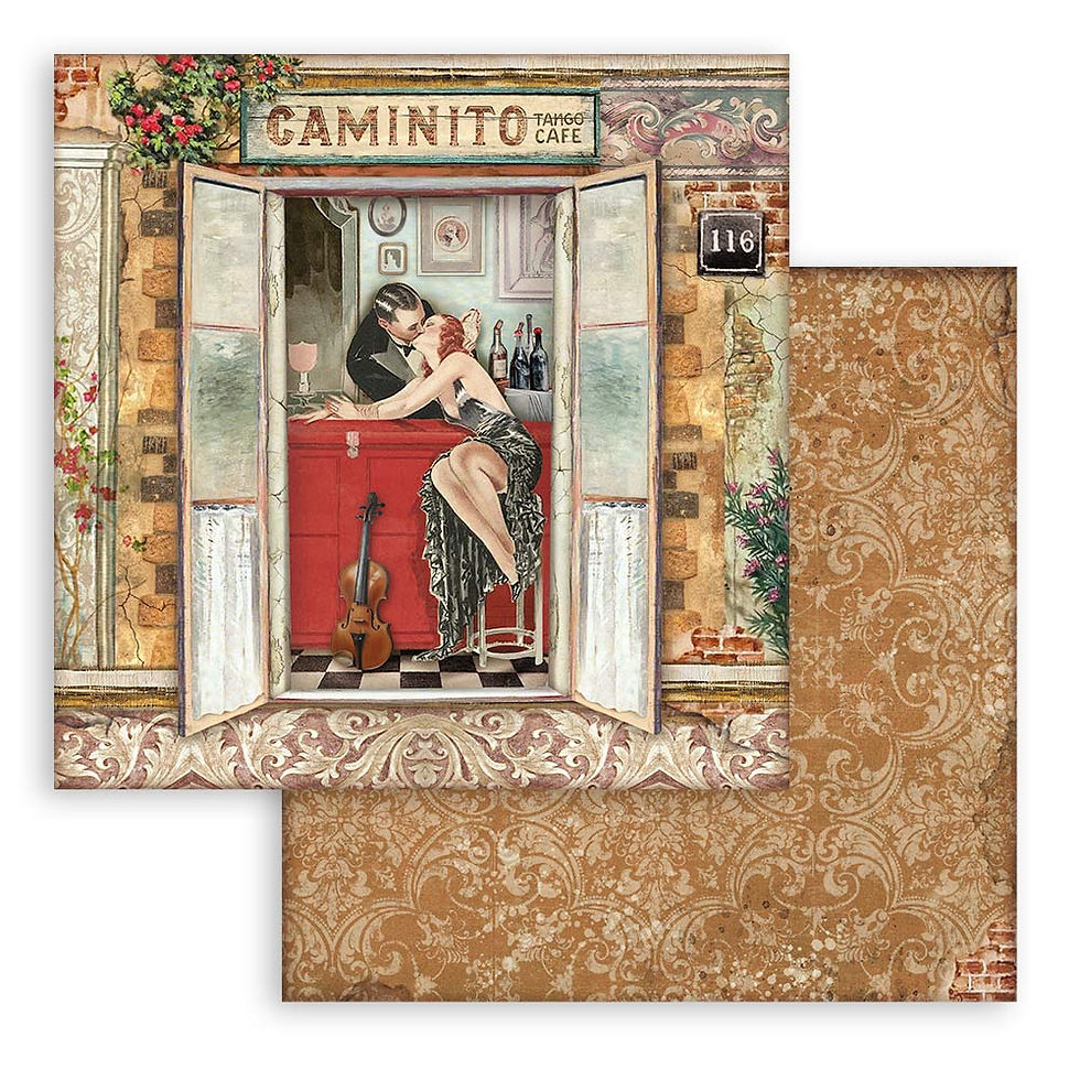 Miniatura: Scrapbooking Extra small Pad 10 sheets cm 15,24x15,24 (6"x6") - Desire