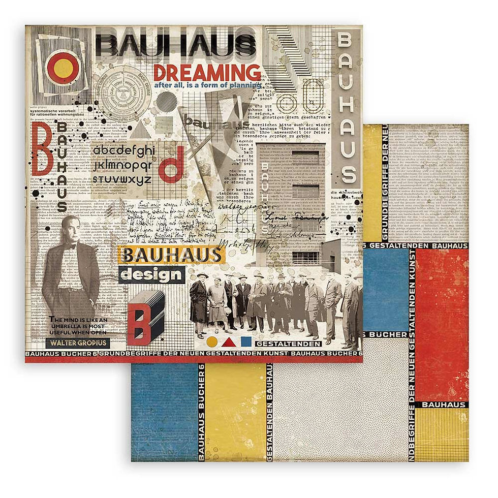 Miniatura: Scrapbooking Extra small Pad 10 sheets cm 15,24x15,24 (6"x6") - Bauhaus
