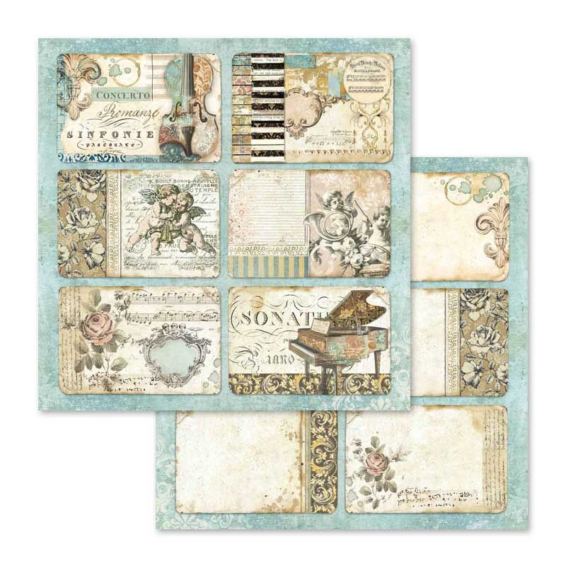 Miniatura: Scrapbooking Pad 10 sheets cm 30,5x30,5 (12"x12") - Music