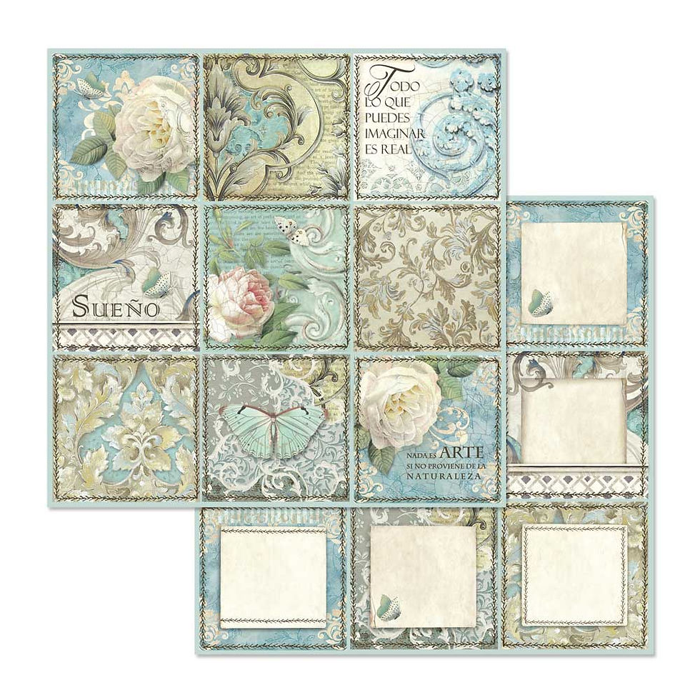 Miniatura: Scrapbooking Pad 10 sheets cm 30,5x30,5 (12"x12") - Azulejos