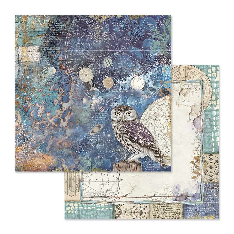 Thumbnail: Scrapbooking Pad 10 sheets cm 30,5x30,5 (12"x12") - Cosmos