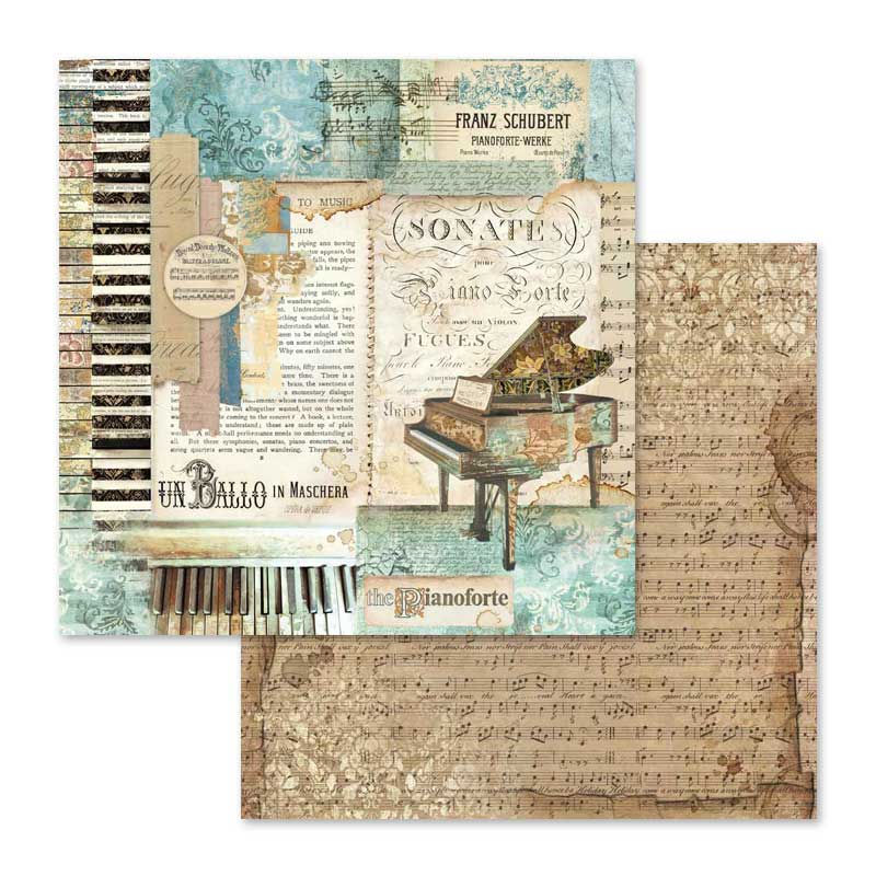 Miniatura: Scrapbooking Pad 10 sheets cm 30,5x30,5 (12"x12") - Music