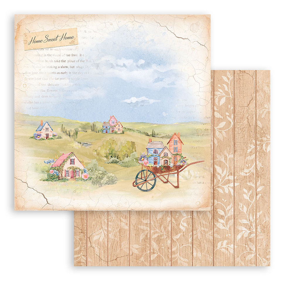 Miniatura: Scrapbooking Small Pad 10 sheets cm 20,3X20,3 - Create Happiness Welcome Home