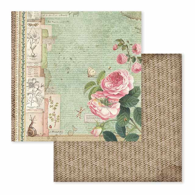 Miniatura: Scrapbooking Pad 10 sheets cm 30,5x30,5 (12"x12") - Spring Botanic