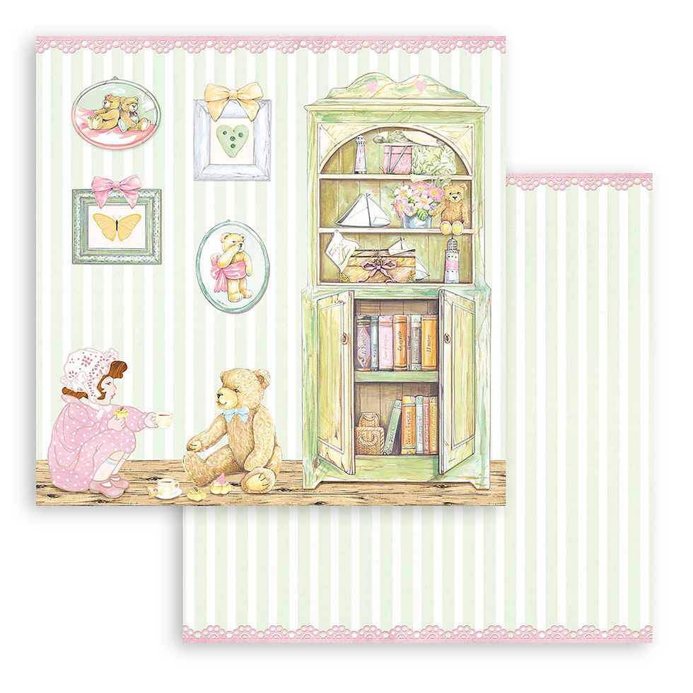 Miniature : Scrapbooking Small Pad 10 sheets cm 20,3X20,3 (8"X8") - DayDream