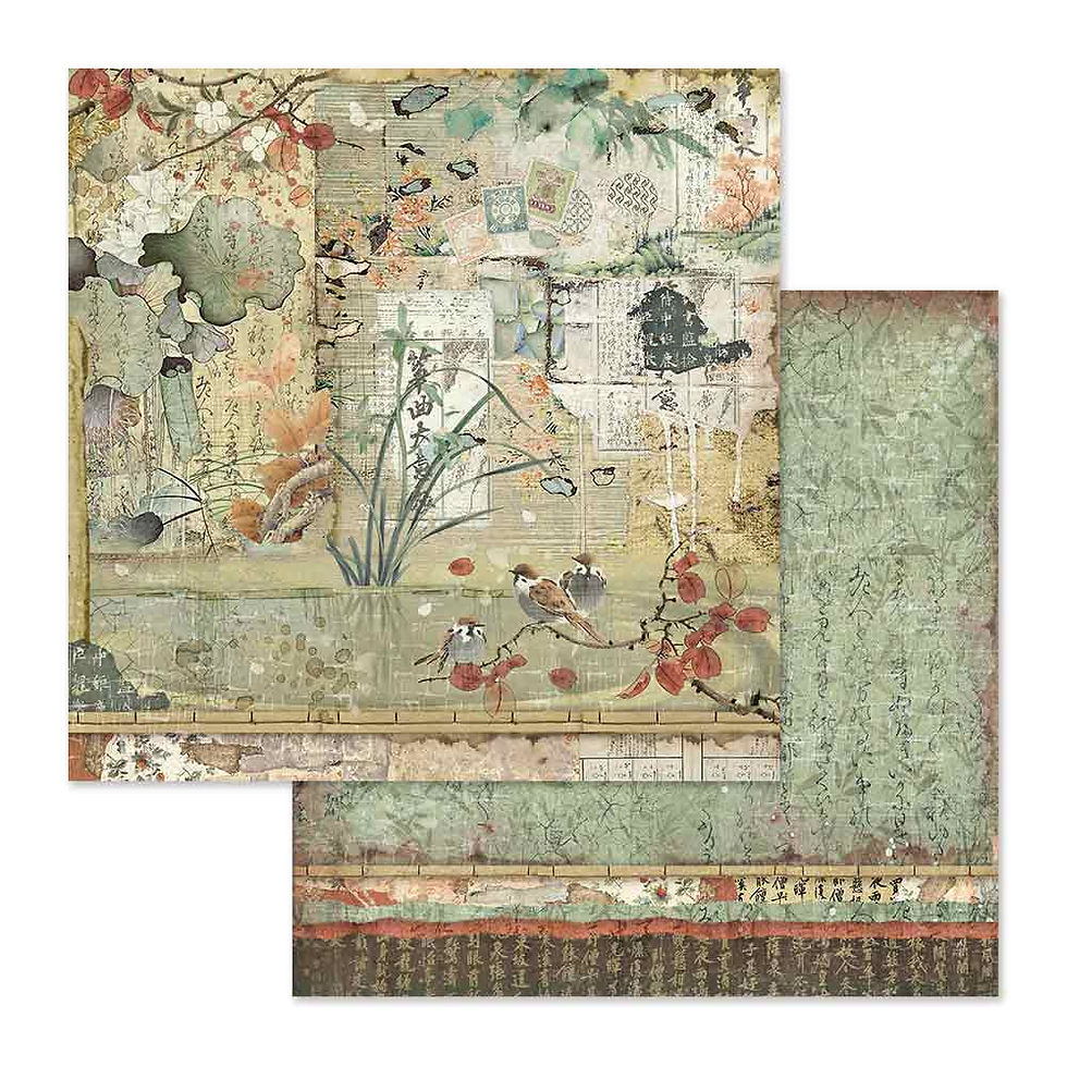 Miniatura: Scrapbooking Pad 10 sheets cm 30,5x30,5 (12"x12") - Oriental Garden