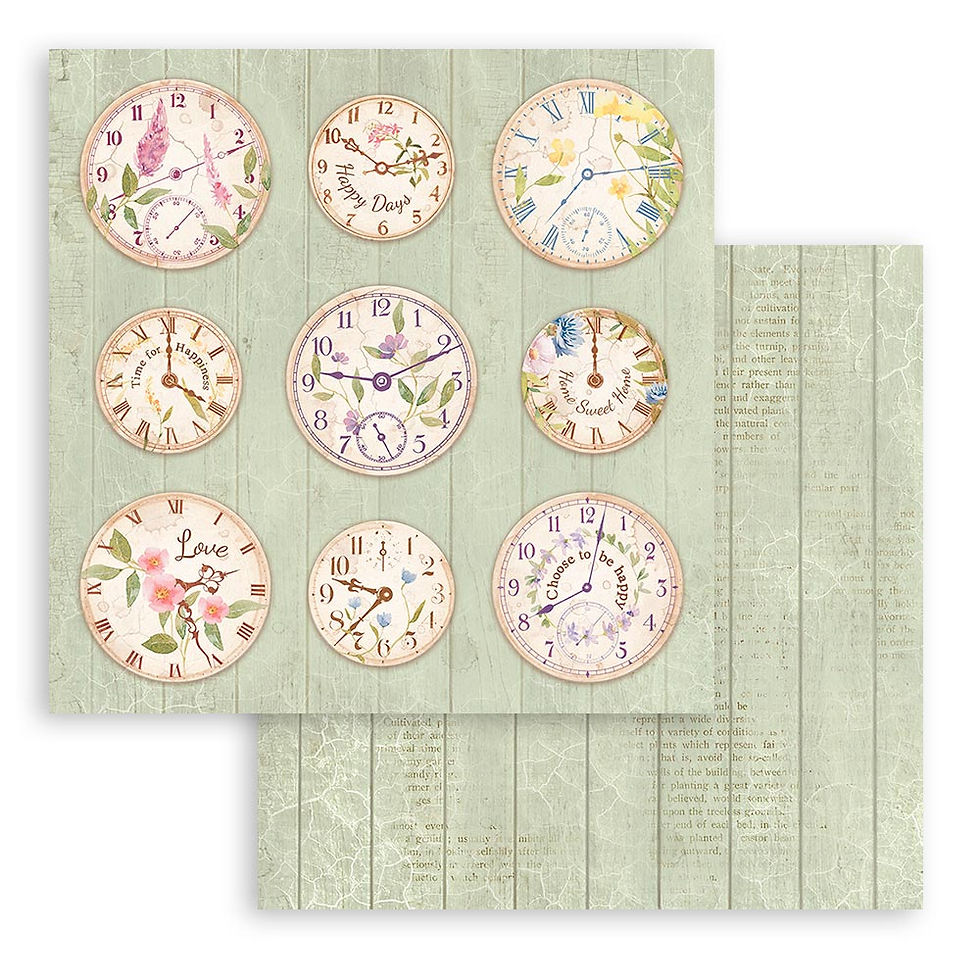 Miniatura: Scrapbooking Small Pad 10 sheets cm 20,3X20,3 - Create Happiness Welcome Home