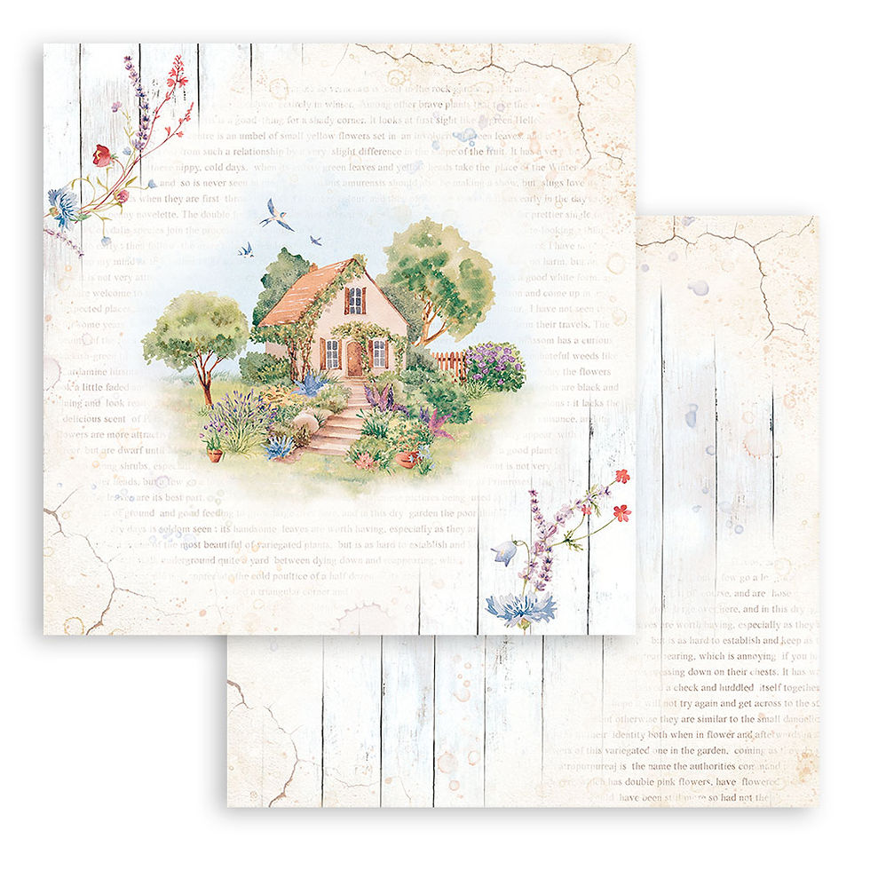 Miniatura: Scrapbooking Small Pad 10 sheets cm 20,3X20,3 - Create Happiness Welcome Home