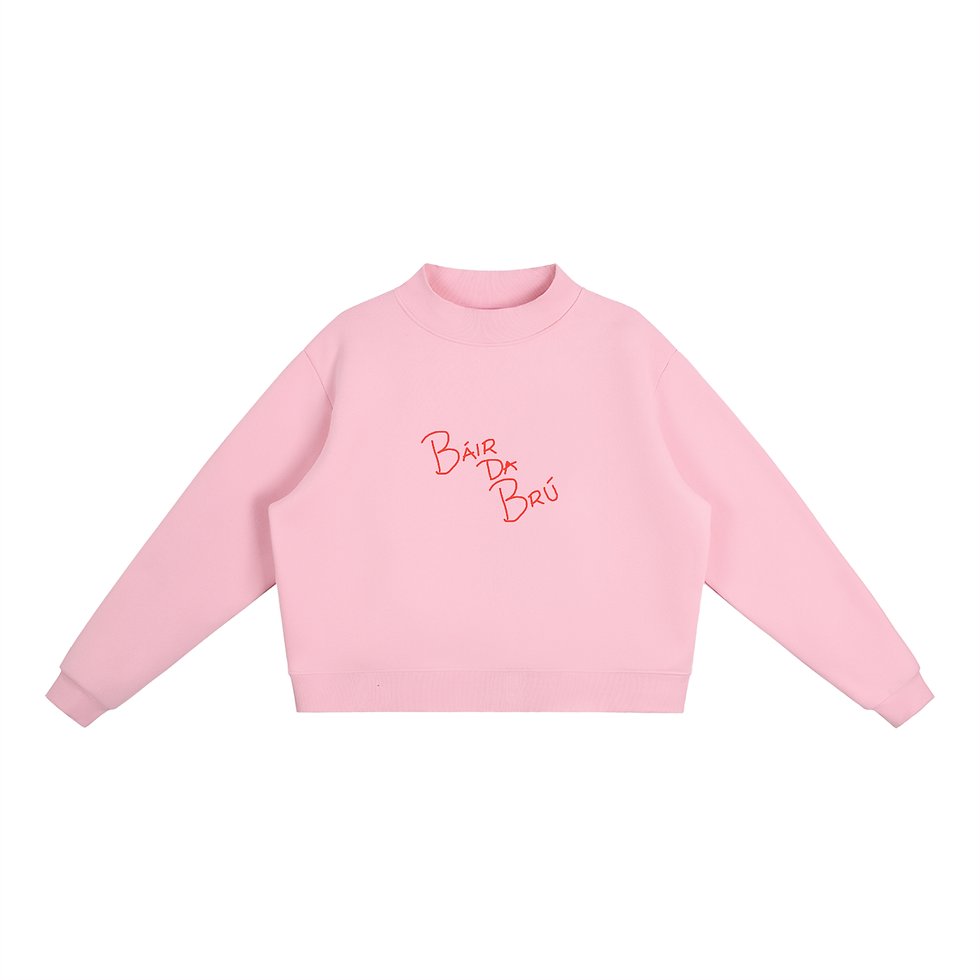 Thumbnail: Piragua Cart | Fleece Mock-Neck Crew Sweatshirt