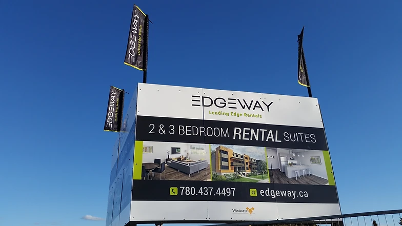 Construction Show Home Banners Soldier Signs St Albert Edmonton