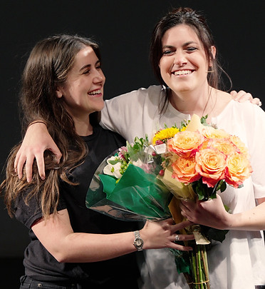 Hannah and director.JPG