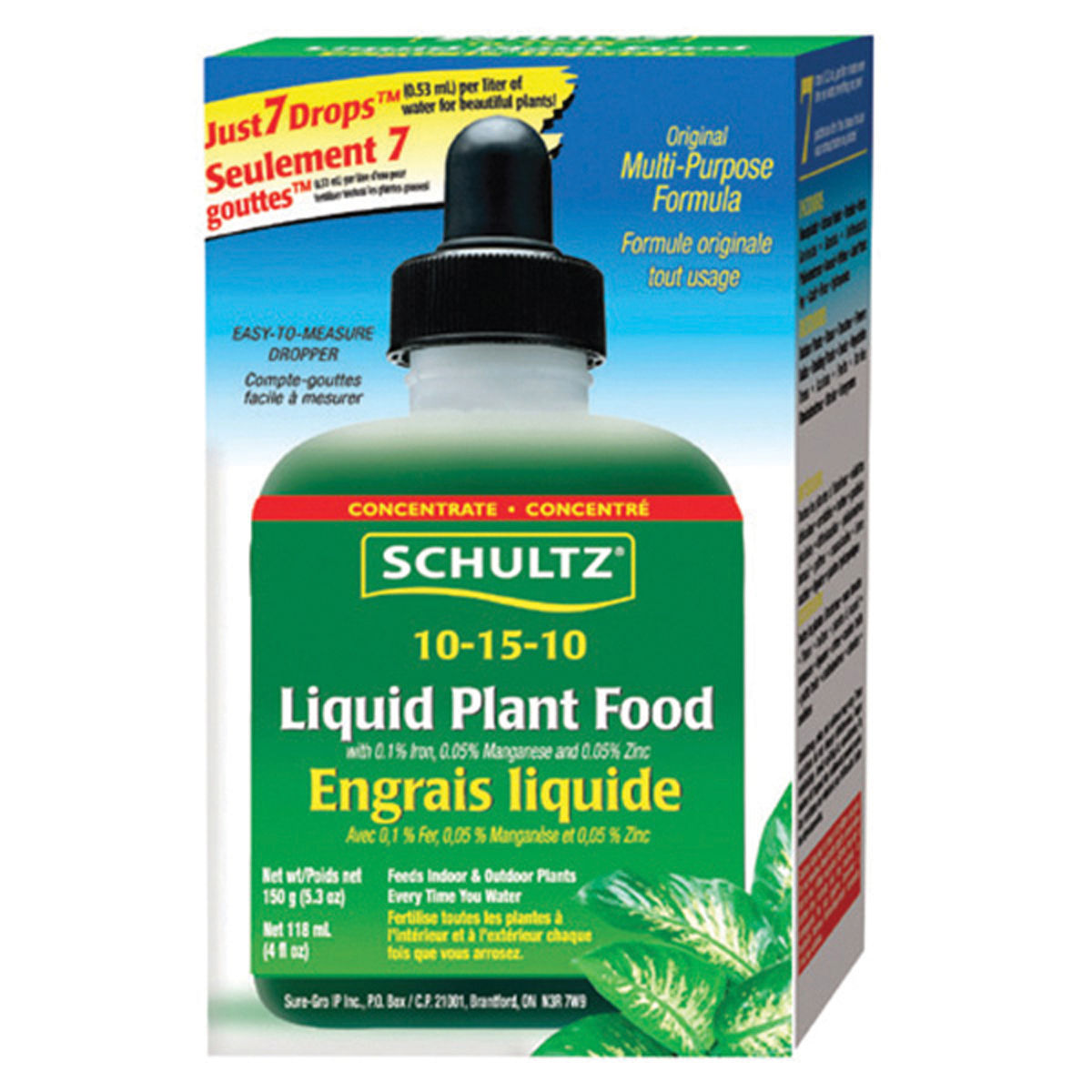 150g Schultz Liquid Plant Food 10-15-10 Fertilizer, each