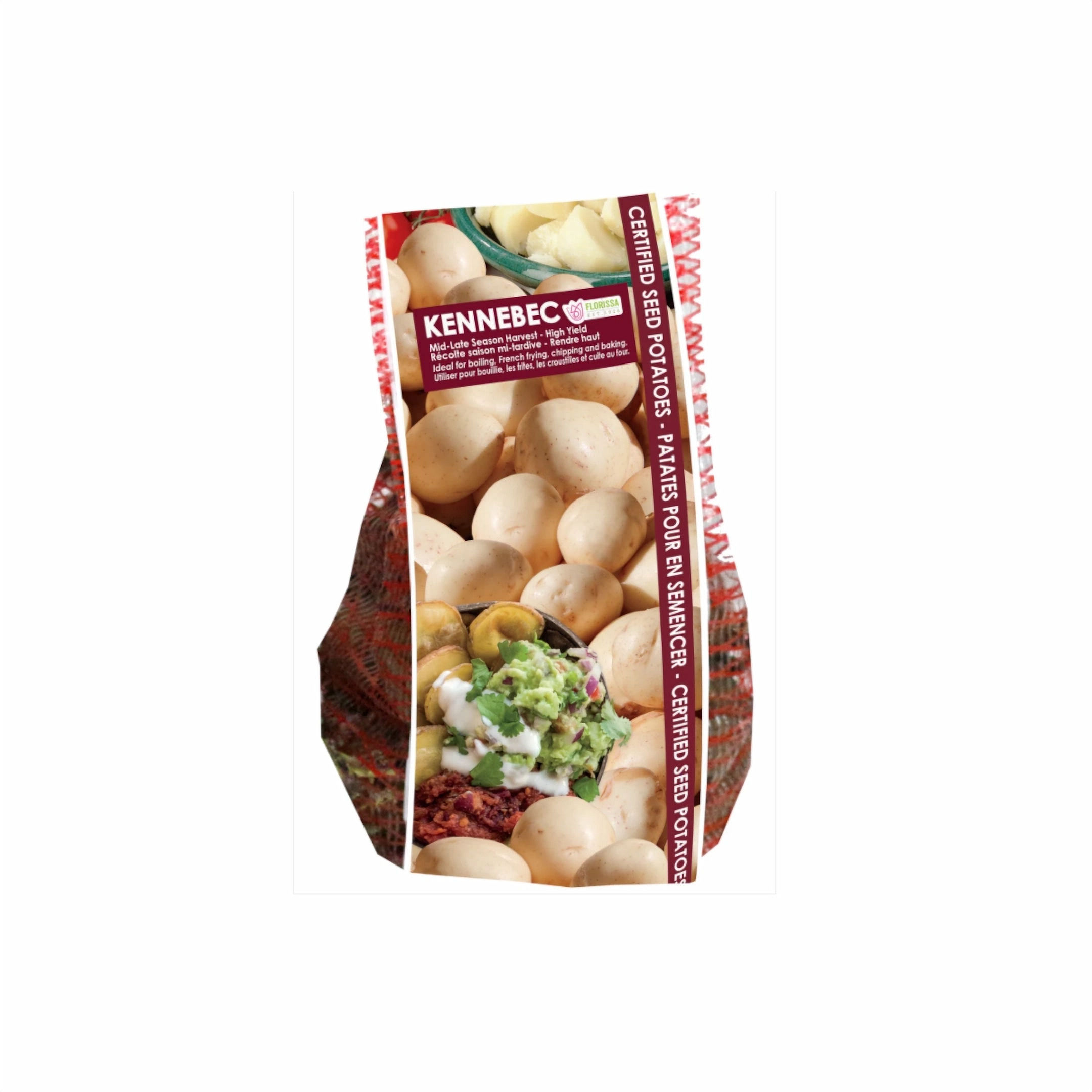 Kennebec Retail Seed Potatoes, 2 kg Bag
