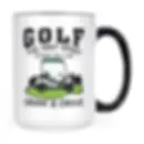 Golf Drink & Drive 15oz Mug, each
