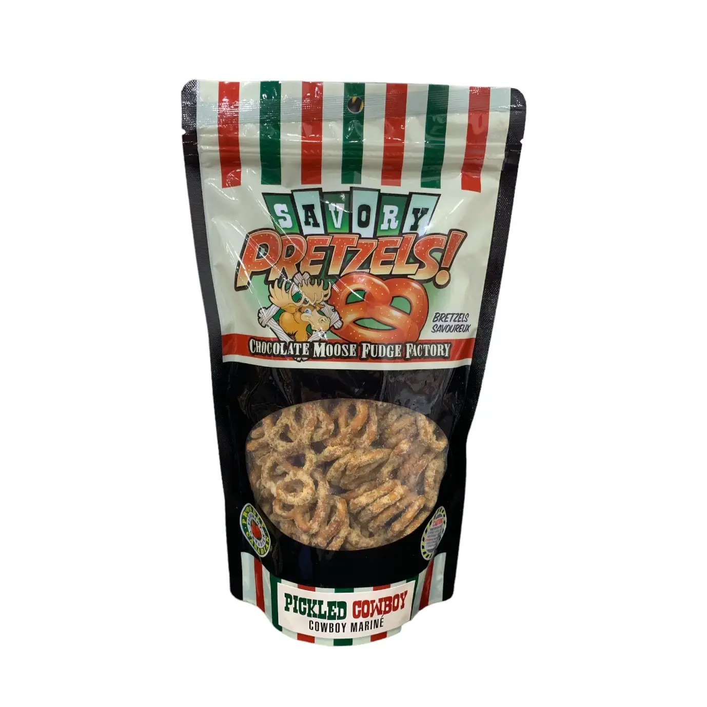 Chocolate Moose Factory Savory Pretzels, 200g (Assorted Flavors)