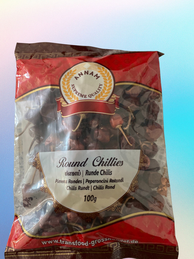 Annam Dried (Round) Red Chilli100g