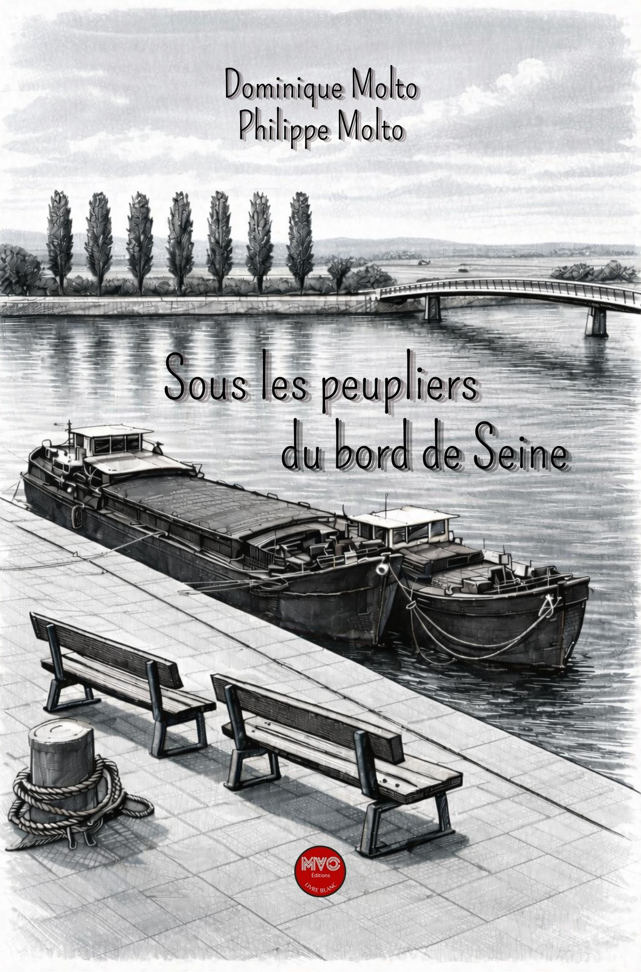Sous les peupliers du bord de Seine