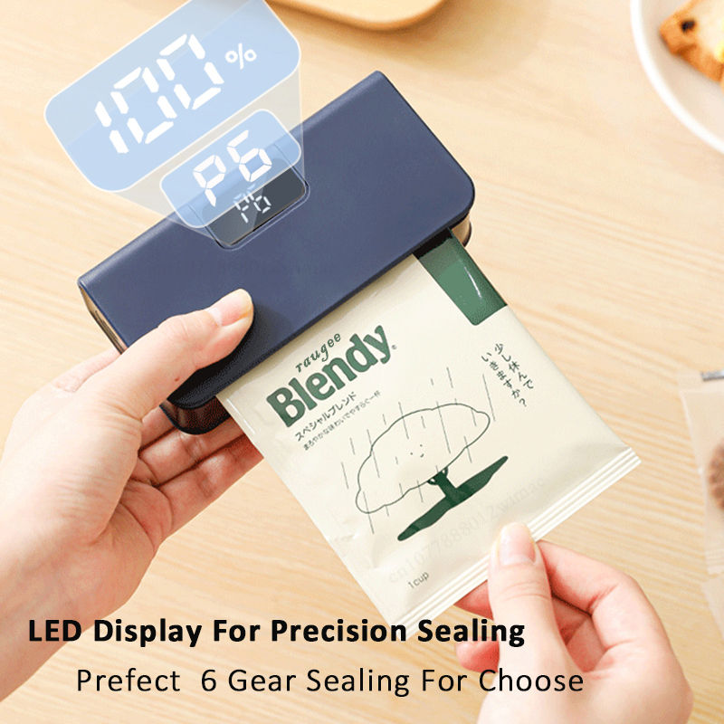 Thumbnail: 2-in-1 Mini Heat Sealer — Keep Food Fresh Longer