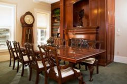 Living room deep clean and carpet treatment