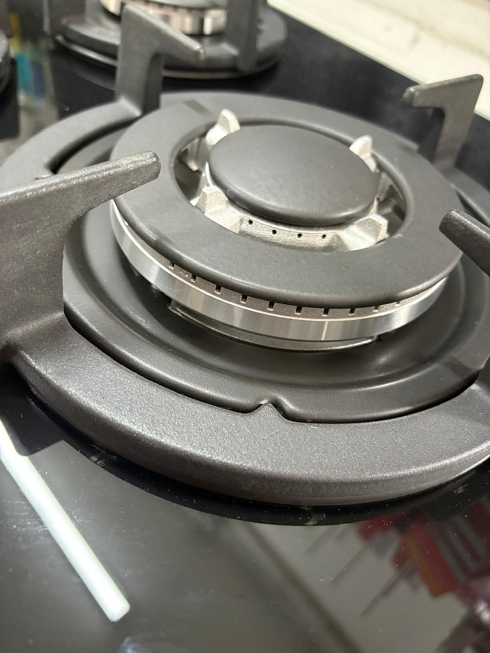 Miniatura: PIANO COTTURA 5 FUOCHI 75 CM IN VETRO CON BRUCIATORI IN GHISA