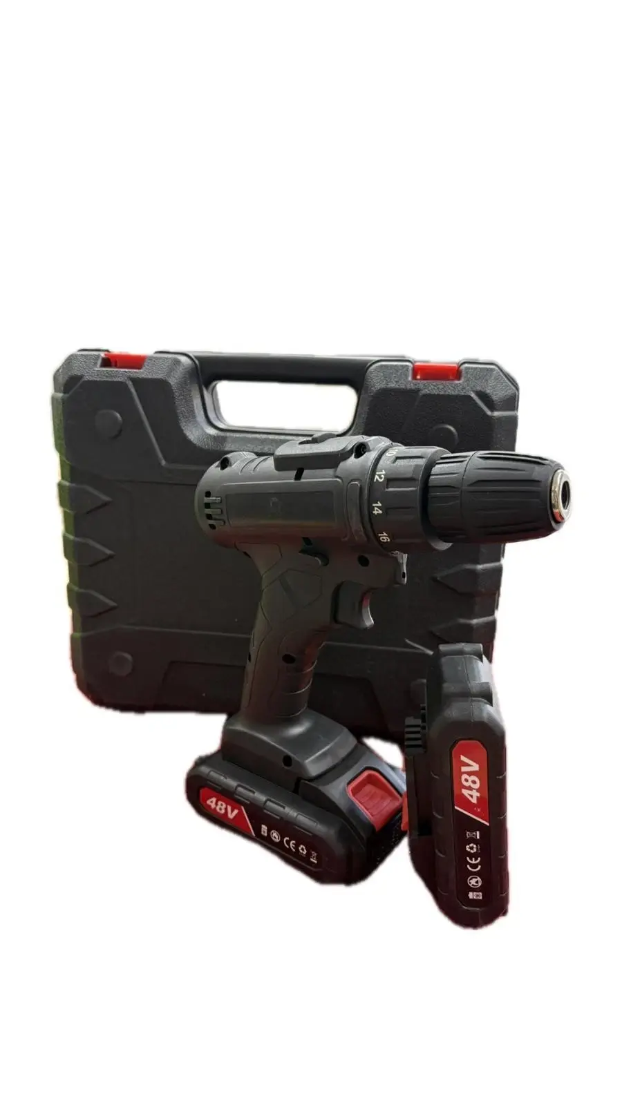 Miniatura: TRAPANO AVVITATORE A DOPPIA BATTERIA CON SET KIT ACCESSORI