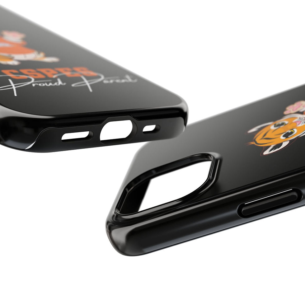 Thumbnail: CSPES Tough Black Phone Cases