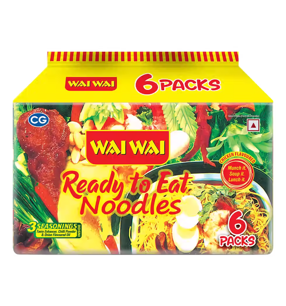 Wai Wai Noodles pack of 6